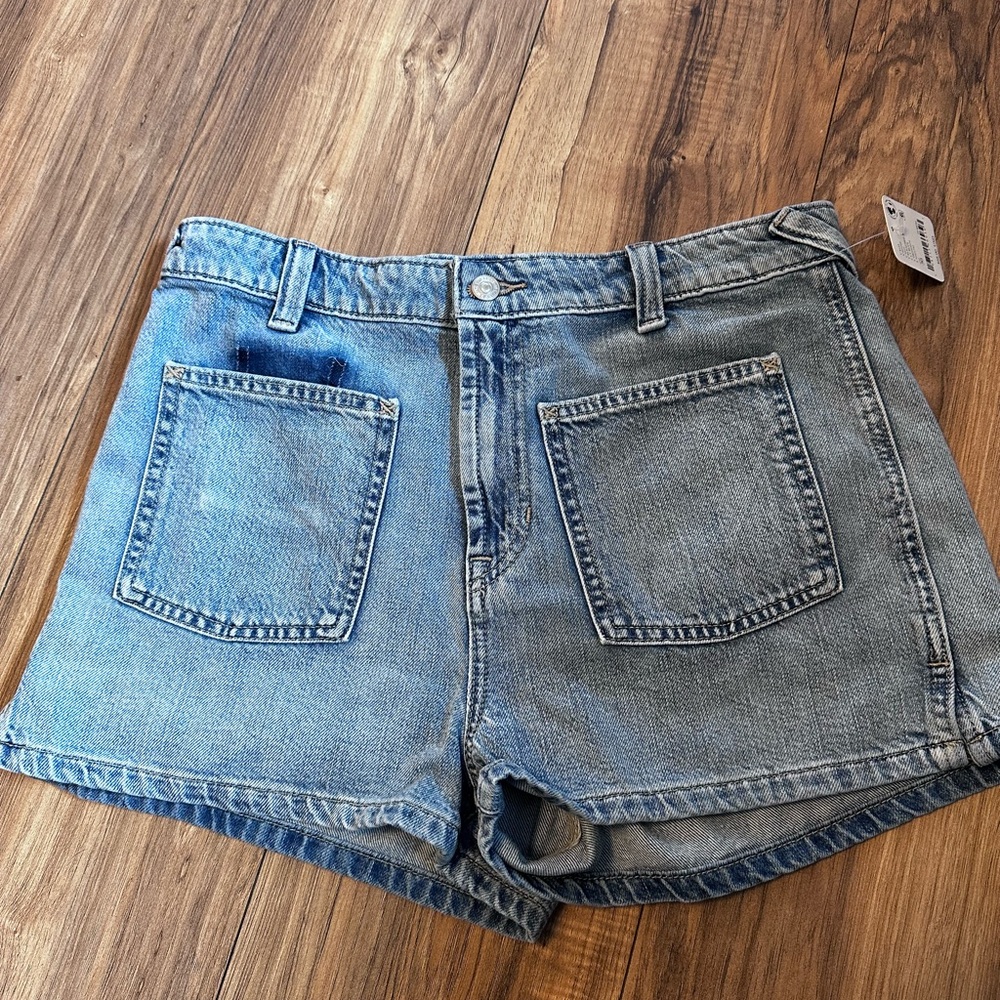 We The Free Blue Denim Shorts - Picture 2 of 6